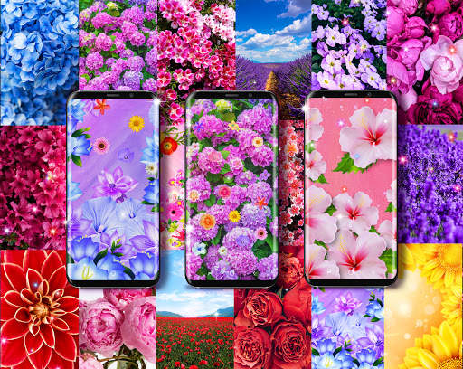 Summer flowers live wallpaper screenshot 1
