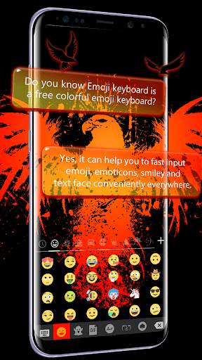 Eagle Bird Keyboard Theme for Cute Emoji Keyboard screenshot 7