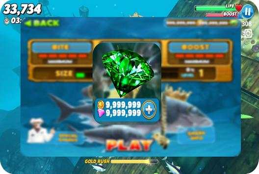 Guide for Hungry Shark Evolution Gems Coins 2020 screenshot 2