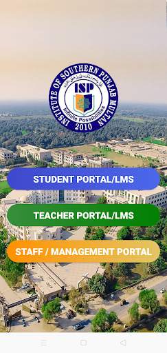 ISP Multan Portal screenshot 2