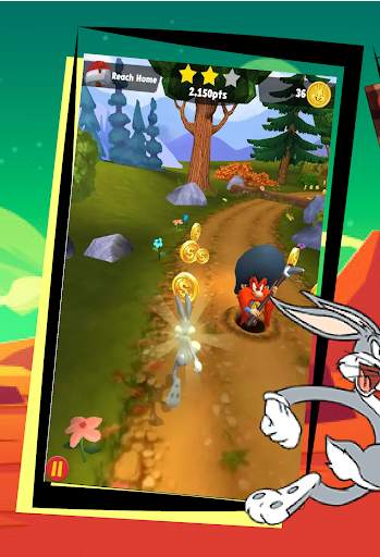 Looney Rush 2020: Rabbit Tunes Dash скриншот 2