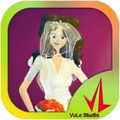 Cinderella Wedding Dress Up icon