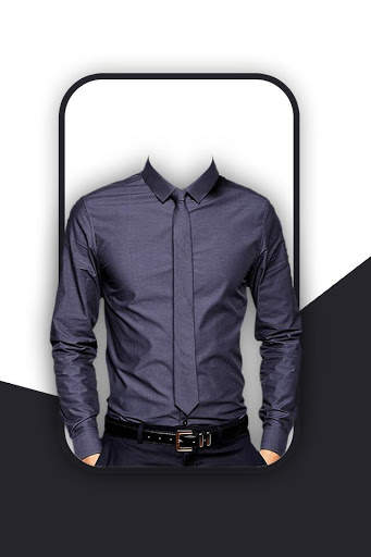 Men Shirt With Tie Suit Photo Editor screenshot 1