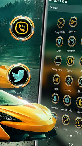 Sport Car Theme Launcher स्क्रीनशॉट 3