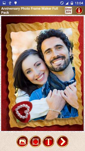 Make Wedding Anniversary Photo Frames Couple Wish screenshot 1