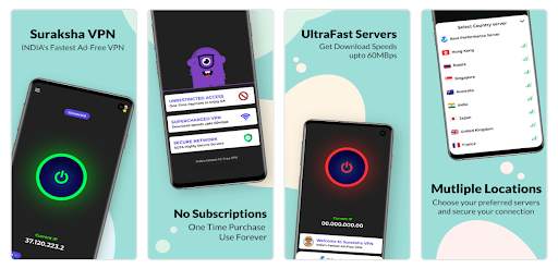 Suraksha VPN - India's Fastest VPN screenshot 7