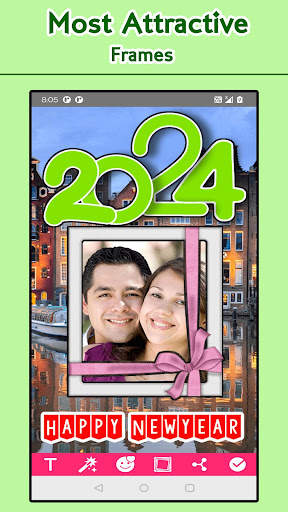 Newyear Photo Frames Editor screenshot 5