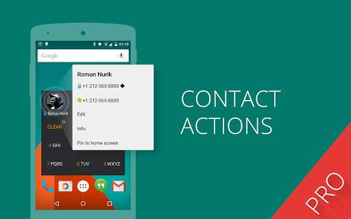 AppDialer Pro, instant app/contact search, T9 screenshot 14