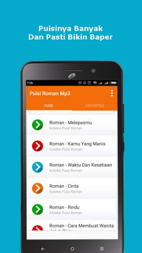 Puisi Roman Mp3 скриншот 1