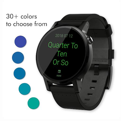 Twelveish - Customizable Text Watch Face for Wear screenshot 2