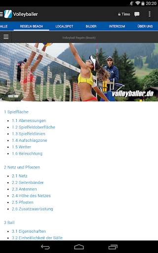 Volleyball App volleyballer.de screenshot 4