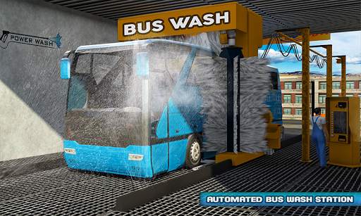 Gas Station Bus Parking Games screenshot 1