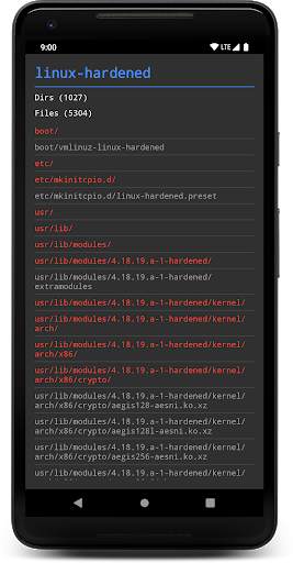 Arch packages screenshot 6