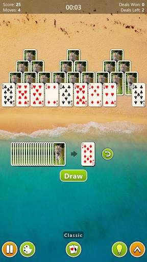 TriPeaks Solitaire 4 in 1 Card Game screenshot 5