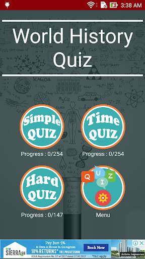 World History Quiz screenshot 1