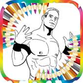 Coloring Page WWE 1.0