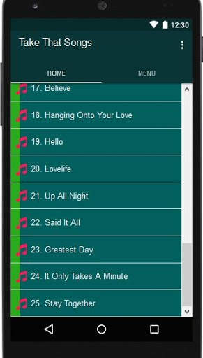 Take That Songs screenshot 2