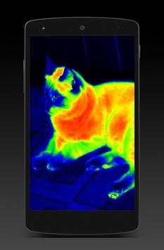 Thermal Night Vision Camera Simulation Flashlight screenshot 3