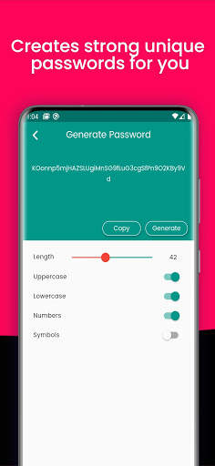 DroidPass Password Manager & Password Keeper screenshot 5