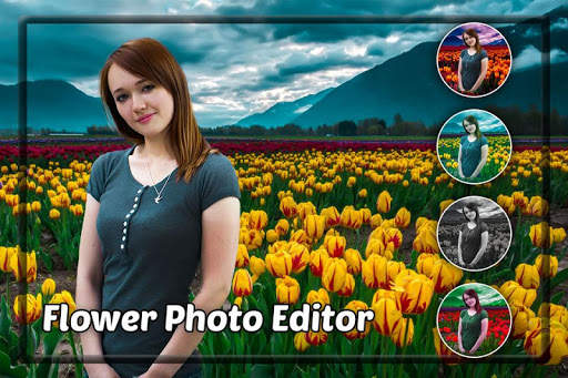 Flower Photo Frame : Cut Paste Editor screenshot 4