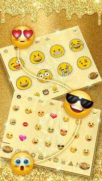 Golden Luxury Dollar Keyboard screenshot 3