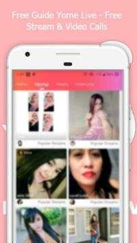 Free Guide Yome Live - Free Stream & Video Calls screenshot 1