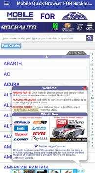 Mobile Quick Browser for Rockauto screenshot 2