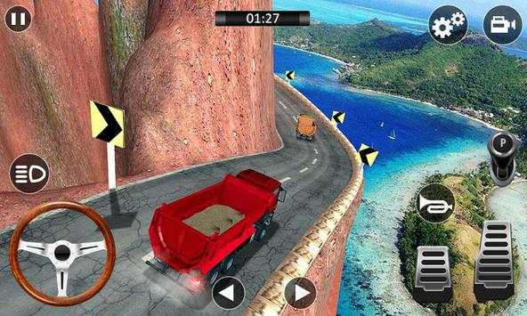 Heavy Truck Simulator : Hill Climb Driving 3D screenshot 2