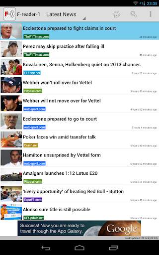 Freader1 - Formula Racing News screenshot 3