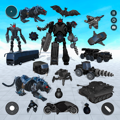 Flying Tiger Robot Car Games आइकन