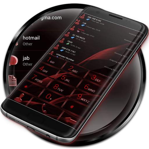 Dialer MetalGate Red Theme 100