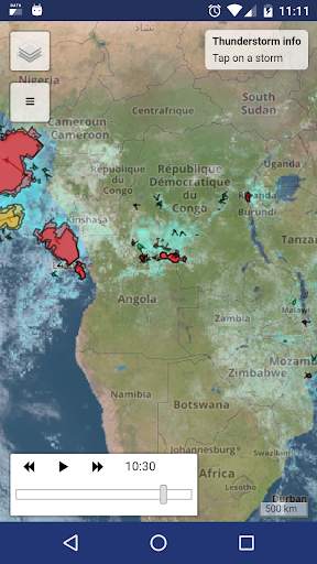 StormTrek: real time thunderstorms nowcasting screenshot 2