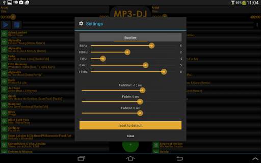 MP3-DJ the MP3 Player 3 تصوير الشاشة