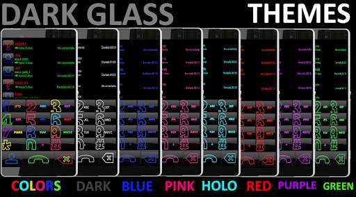 THEME BIG DARK GREEN EXDIALER screenshot 2