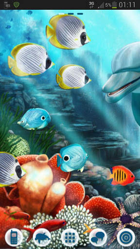 Sea Fish Theme GO Launcher screenshot 3