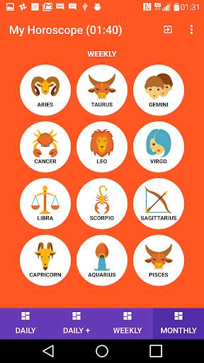 Horoscope mApp screenshot 2