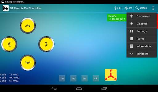 Arduino BT Remote Car Control स्क्रीनशॉट 2