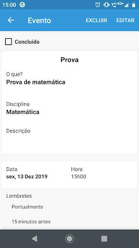 Agenda do Estudante Pro screenshot 5