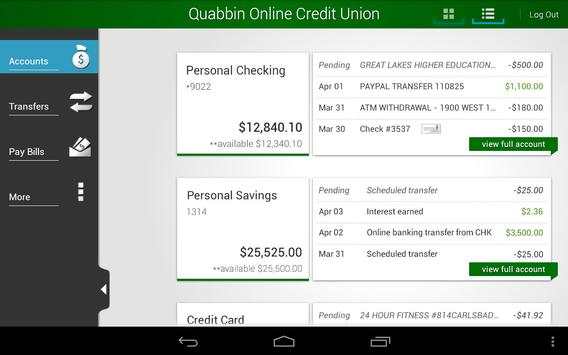 Quabbin Online Credit Union screenshot 7