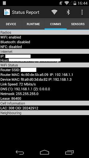 Status Report - Device Info, Util, IMEI, GPS, WiFi screenshot 3