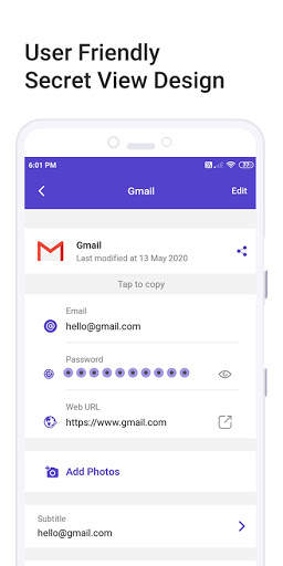 Secure Vault - Simple Password Manager screenshot 4