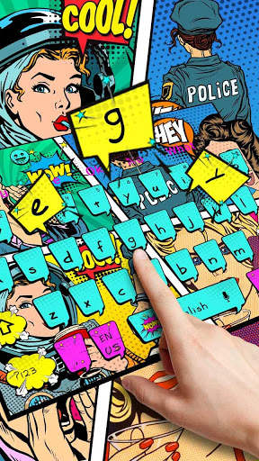 Pop Art Comics Keyboard Theme screenshot 2