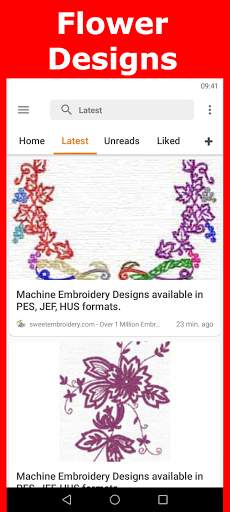 Free Embroidery Designs in PES, JEF, HUS formats screenshot 6