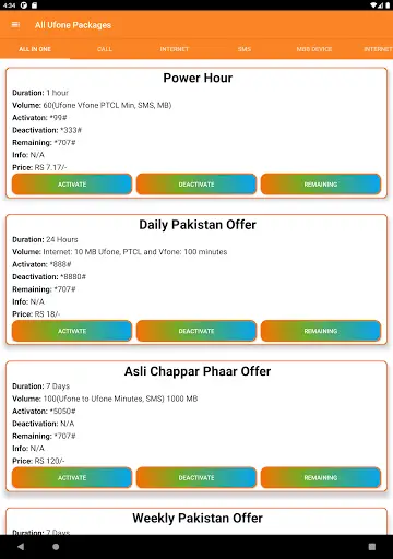 Ufone Packages 2021 | Ufone Packages 2021 Newest screenshot 9