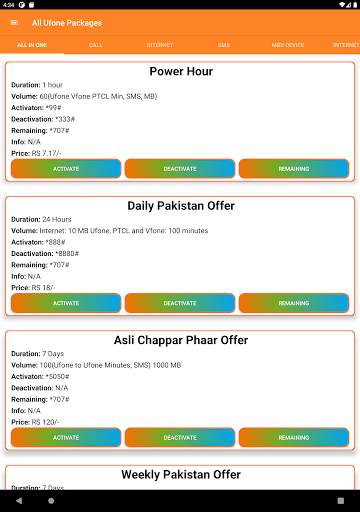 Ufone Packages 2021 | Ufone Packages 2021 Newest screenshot 9