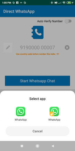 Direct Chat For WhatsApp screenshot 7