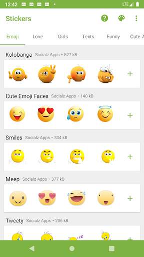 WASticker Stickers emojis screenshot 9