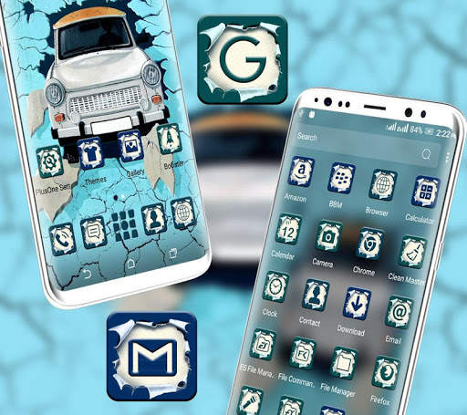 Vintage Car Launcher Theme screenshot 2