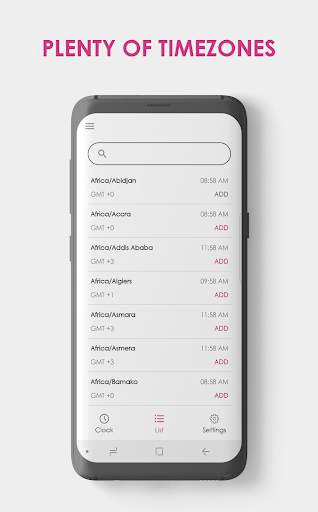 Time Zone Clock - World clock & Widget screenshot 3