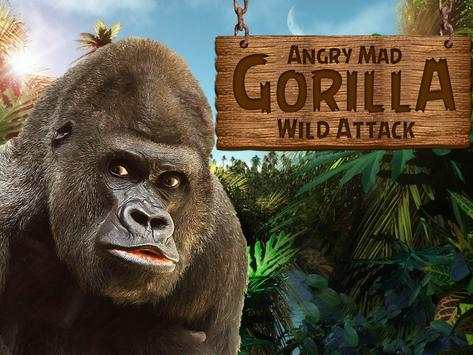 Angry Mad gorilla Wild Attack screenshot 5